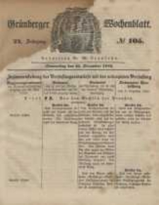 Grünberger Wochenblatt, No. 105. (21. December 1848)
