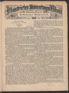 Illustrirtes Sonntags Blatt: W&ouml;chentliche Beilage zum Gr&uuml;nberger Wochenblatt, No. 49. (1879)