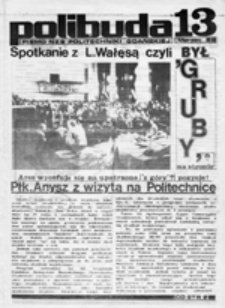Polibuda: gazeta środowiskowa N[iezależnego] Z[rzeszenia] S[tudentów] P[olitechniki] [G[dańskiej], nr 4/5 - I,II - '88