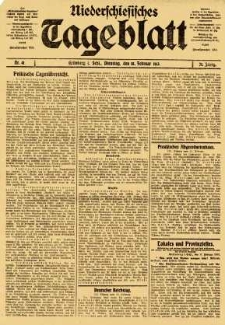 Niederschlesisches Tageblatt, no 41 (Dienstag, den 18. Februar 1913)