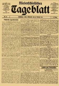 Niederschlesisches Tageblatt, no 48 (Mittwoch, den 26. Februar 1913)