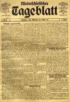 Niederschlesisches Tageblatt, no 54 (Mittwoch, den 5. März 1913)