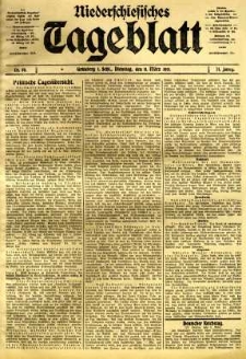 Niederschlesisches Tageblatt, no 59 (Dienstag, den 11. März 1913)