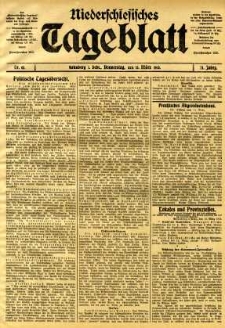 Niederschlesisches Tageblatt, no 61 (Donnerstag, den 13. März 1913)