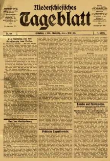 Niederschlesisches Tageblatt, no 104 (Dienstag, den 6. Mai 1913)