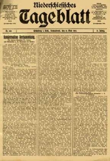 Niederschlesisches Tageblatt, no 108 (Sonnabend, den 10. Mai 1913)