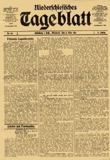 Niederschlesisches Tageblatt, no 110 (Mittwoch, den 14. Mai 1913)