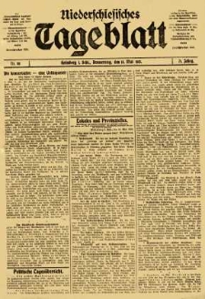Niederschlesisches Tageblatt, no 111 (Donnerstag, den 15. Mai 1913)