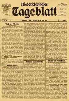 Niederschlesisches Tageblatt, no 112 (Freitag, den 16. Mai 1913)