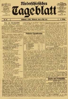 Niederschlesisches Tageblatt, no 116 (Mittwoch, den 21. Mai 1913)