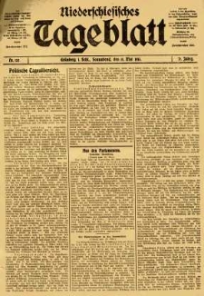 Niederschlesisches Tageblatt, no 125 (Sonnabend, den 31. Mai 1913)