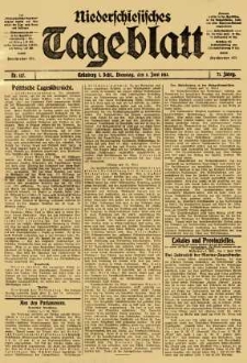 Niederschlesisches Tageblatt, no 127 (Dienstag, den 3. Juni 1913)