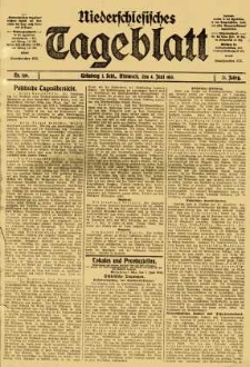 Niederschlesisches Tageblatt, no 128 (Mittwoch, den 4. Juni 1913)