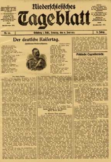 Niederschlesisches Tageblatt, no 138 (Sonntag, den 15. Juni 1913)
