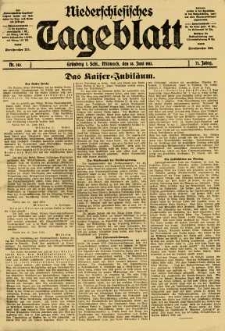 Niederschlesisches Tageblatt, no 140 (Mittwoch, den 18. Juni 1913)