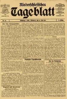 Niederschlesisches Tageblatt, no 146 (Mittwoch, den 25. Juni 1913)
