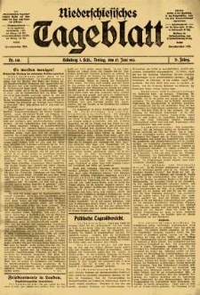 Niederschlesisches Tageblatt, no 148 (Freitag, den 27. Juni 1913)
