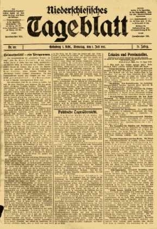 Niederschlesisches Tageblatt, no 151 (Dienstag, den 1. Juli 1913)