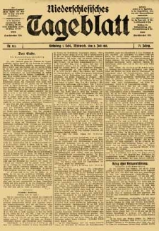 Niederschlesisches Tageblatt, no 152 (Mittwoch, den 2. Juli 1913)