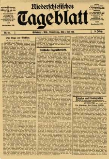 Niederschlesisches Tageblatt, no 153 (Donnerstag, den 3. Juli 1913)