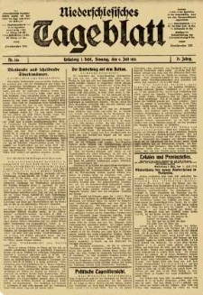 Niederschlesisches Tageblatt, no 156 (Sonntag, den 6. Juli 1913)