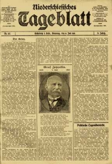 Niederschlesisches Tageblatt, no 157 (Dienstag, den 8. Juli 1913)