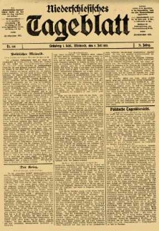 Niederschlesisches Tageblatt, no 158 (Mittwoch, den 9. Juli 1913)