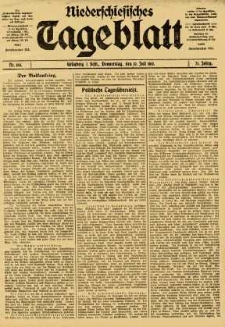 Niederschlesisches Tageblatt, no 159 (Donnerstag, den 10. Juli 1913)