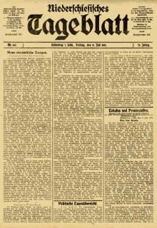 Niederschlesisches Tageblatt, no 160 (Freitag, den 11. Juli 1913)