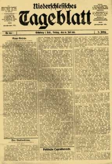 Niederschlesisches Tageblatt, no 166 (Freitag, den 18. Juli 1913)