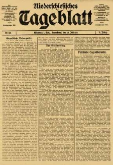 Niederschlesisches Tageblatt, no 173 (Sonnabend, den 26. Juli 1913)