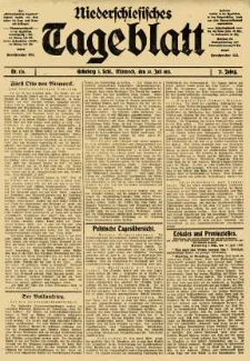 Niederschlesisches Tageblatt, no 176 (Mittwoch, den 30. Juli 1913)