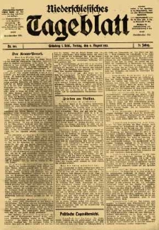 Niederschlesisches Tageblatt, no 184 (Freitag, den 8. August 1913)