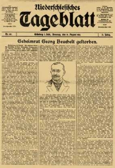 Niederschlesisches Tageblatt, no 193 (Dienstag, den 19. August 1913)