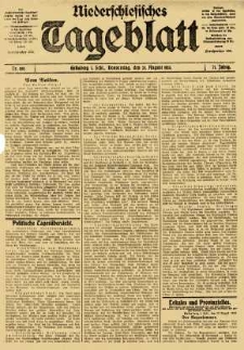 Niederschlesisches Tageblatt, no 195 (Donnerstag, den 21. August 1913)