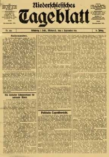 Niederschlesisches Tageblatt, no 206 (Mittwoch, den 3. September 1913)