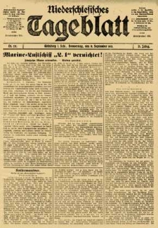 Niederschlesisches Tageblatt, no 213 (Donnerstag, den 11. September 1913)
