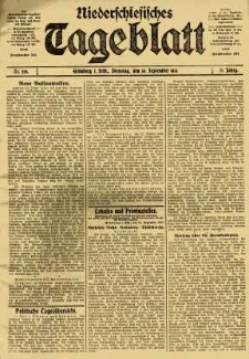 Niederschlesisches Tageblatt, no 229 (Dienstag, den 30. September 1913)