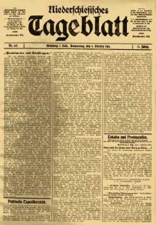 Niederschlesisches Tageblatt, no 237 (Donnerstag, den 9. Oktober 1913)
