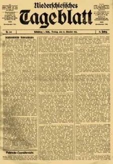 Niederschlesisches Tageblatt, no 238 (Freitag, den 10. Oktober 1913)