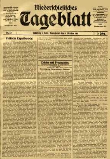 Niederschlesisches Tageblatt, no 239 (Sonnabend, den 11. Oktober 1913)