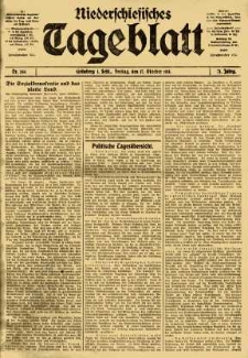 Niederschlesisches Tageblatt, no 244 (Freitag, den 17. Oktober 1913)