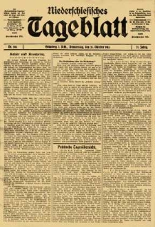 Niederschlesisches Tageblatt, no 249 (Donnerstag, den 23. Oktober 1913)