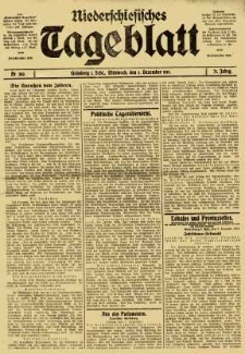 Niederschlesisches Tageblatt, no 283 (Mittwoch, den 3. Dezember 1913)