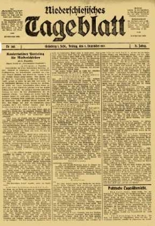 Niederschlesisches Tageblatt, no 285 (Freitag, den 5. Dezember 1913)