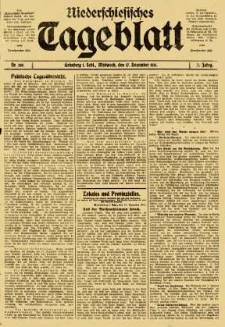 Niederschlesisches Tageblatt, no 295 (Mittwoch, den 17. Dezember 1913)