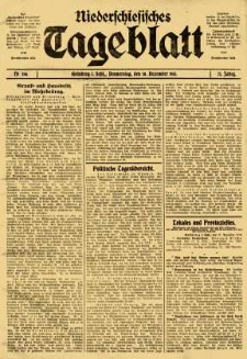 Niederschlesisches Tageblatt, no 296 (Donnerstag, den 18. Dezember 1913)