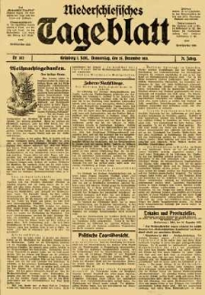 Niederschlesisches Tageblatt, no 302 (Donnerstag, den 25. Dezember 1913)