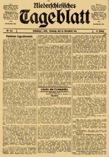 Niederschlesisches Tageblatt, no 303 (Sonntag, den 28. Dezember 1913)