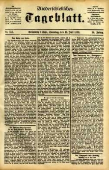 Niederschlesisches Tageblatt, no 159 (Grünberg i. Schl., Sonntag, den 10. Juli 1898)